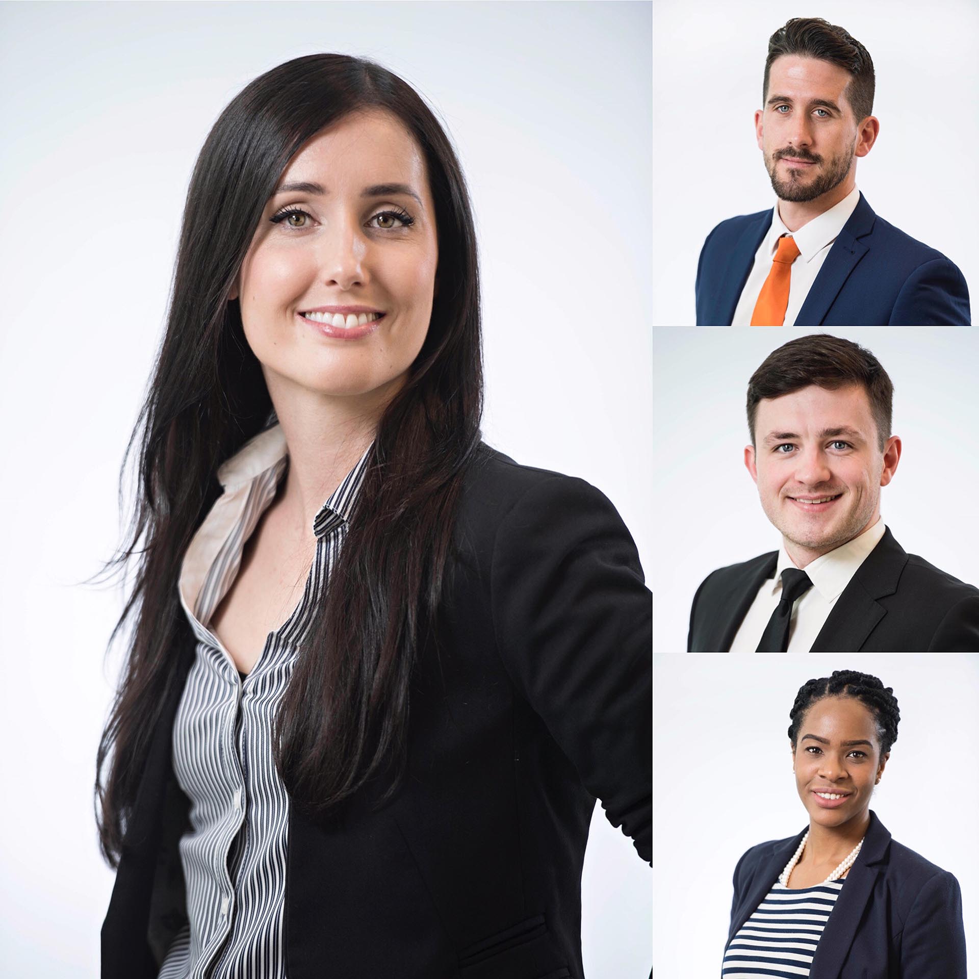 Photograph of Team members of UK Law firm various team member headshots photography by Jon Parker Lee