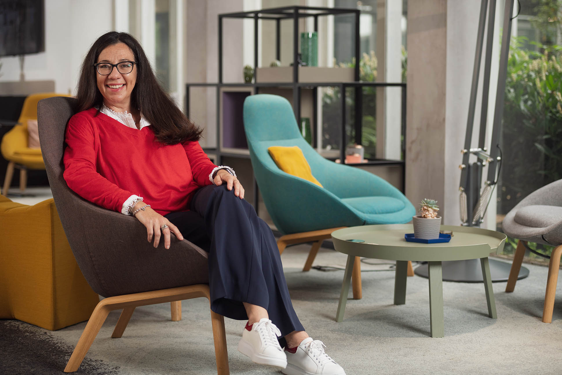 A photo portrait of a business woman in Manchester.