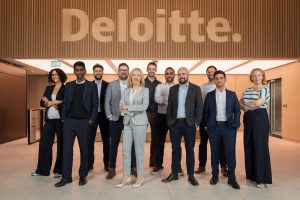 Partners of 'Big Four' accountancy firm, Deloitte in Manchester. Photographer JPL at Deloitte HQ Manchester