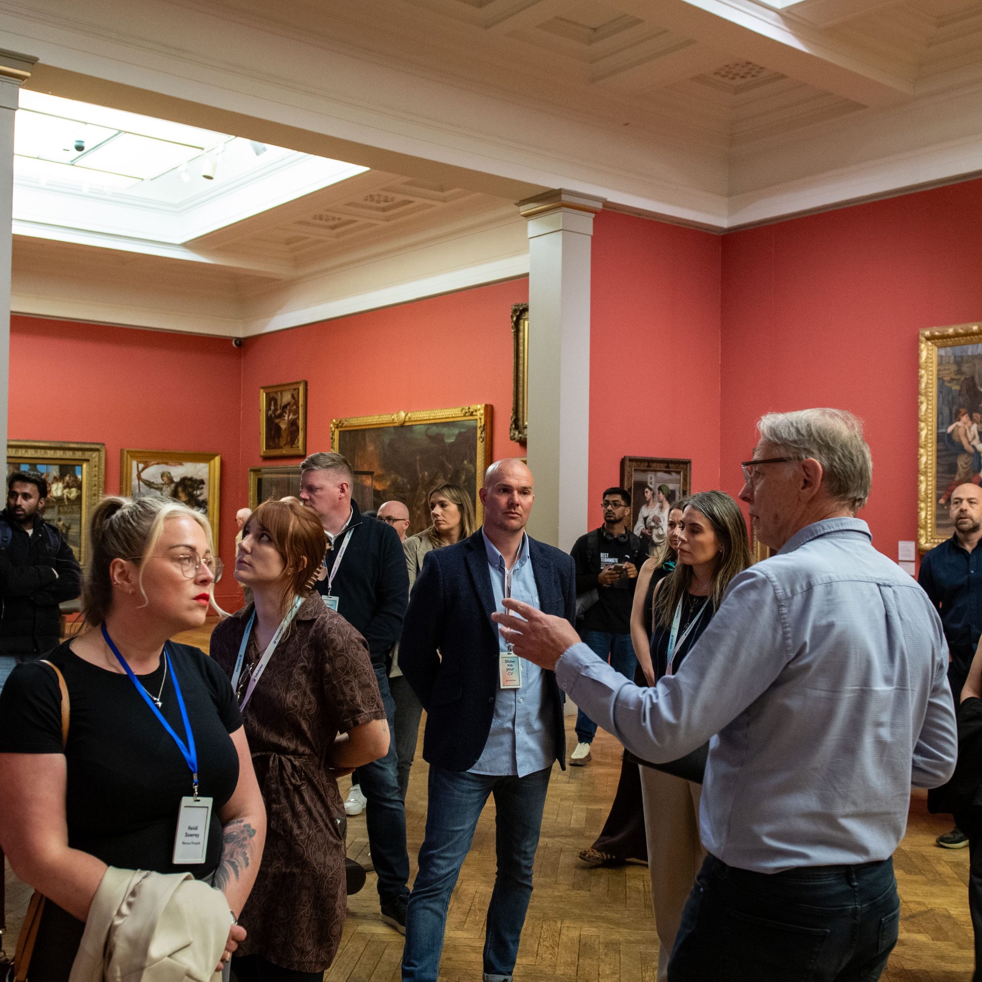 A business conference at Manchester Art Gallery