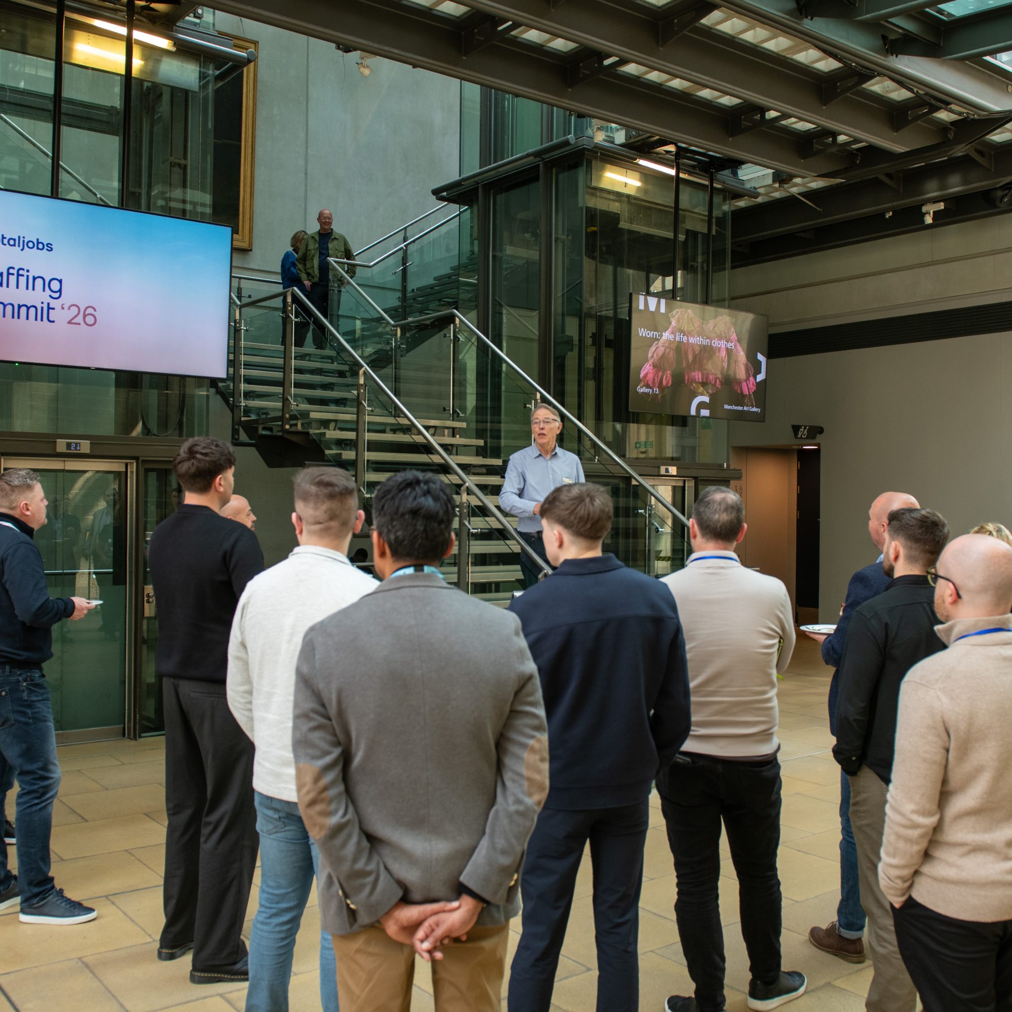 A business conference at Manchester Art Gallery